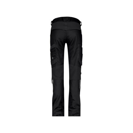 Pantalon de travail stretch 4 voies multipoches pour femme Noir – Dassy Helix Next Women