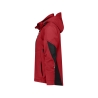 Veste softshell femme stretch triple couche renforcée Rouge/noir – Dassy Gravity Next Women