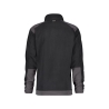 Veste polaire bicolore microfibre zippée Noir/gris anthracite – Dassy Kazan