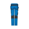 Pantalon de travail multipoches 4-way stretch genouillères Bleu/gris coupe longue – Dassy Flux Next