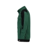 Veste polaire bicolore microfibre zippée Vert/noir – Dassy Kazan