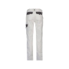 Pantalon de travail bicolore femme multipoches coupe féminine Blanc/gris ciment – Dassy Nashville Women