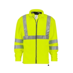 Veste polaire haute visibilité classe 3 microfibre Jaune fluo – Dassy Kaluga