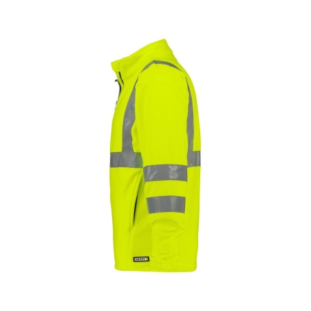 Veste polaire haute visibilité classe 3 microfibre Jaune fluo – Dassy Kaluga