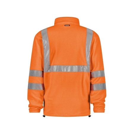 Veste polaire haute visibilité classe 3 microfibre Orange fluo – Dassy Kaluga