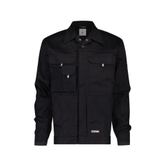 Veste de travail coton 320 g/m² multipoches Noir – Dassy Locarno Coton