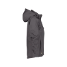 Veste softshell femme triple couche stretch avec capuche amovible Gris ciment – Dassy Tavira Women