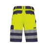 Bermuda de travail haute visibilité bandes réfléchissantes Marine/jaune fluo – Dassy Venna