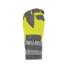 Bermuda de travail haute visibilité bandes réfléchissantes Gris ciment/jaune fluo – Dassy Venna