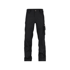 Pantalon de travail multipoches coupe droite 245 g/m² Noir coupe courte – Dassy Liverpool