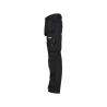 Pantalon de travail multi-poches Cordura 245 g/m² Noir coupe longue – Dassy Oxford
