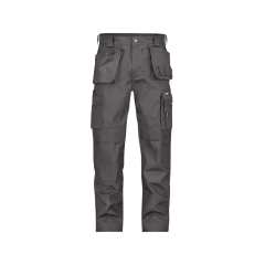 Pantalon de travail multi-poches Cordura 245 g/m² Gris ciment coupe courte – Dassy Oxford