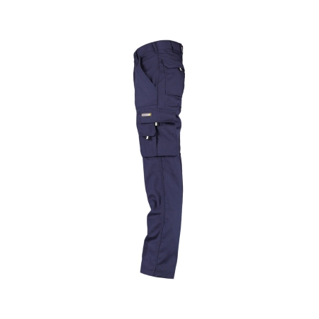 Pantalon de travail coton multipoches coupe droite Marine – Dassy Liverpool