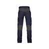 Pantalon de travail stretch 4 voies multipoches adjusted fit Marine/gris coupe longue – Dassy Helix Next