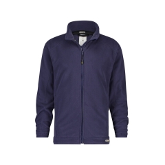 Veste polaire microfibre antiboulochage poignets élastiques Marine – Dassy Penza