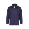 Veste polaire microfibre antiboulochage poignets élastiques Marine – Dassy Penza