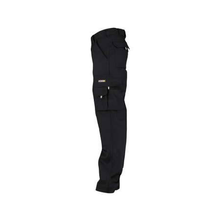 Pantalon de travail coton multipoches coupe droite Noir – Dassy Liverpool