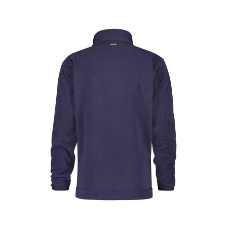 Veste polaire microfibre antiboulochage poignets élastiques Marine – Dassy Penza