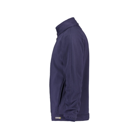 Veste polaire microfibre antiboulochage poignets élastiques Marine – Dassy Penza