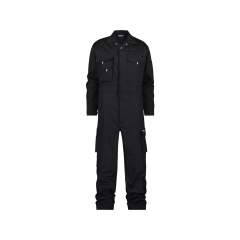 Combinaison de travail coton multipoches avec genouillères Noir – Dassy Nimes Coton