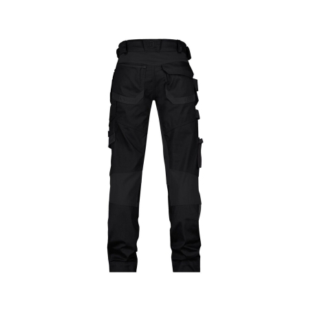 Pantalon de travail multipoches 4-way stretch genouillères Noir – Dassy Flux Next
