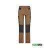 Pantalon de travail stretch 4 voies multipoches adjusted fit Camel/gris coupe courte – Dassy Helix Next
