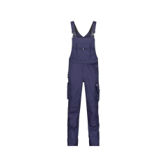 Cotte à bretelles en coton 320 g/m² multipoches Marine – Dassy Ventura