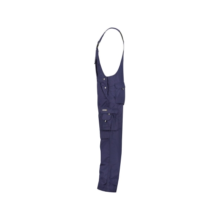 Cotte à bretelles multipoches avec genouillères Cordura 245 g/m² Marine coupe courte – Dassy Ventura
