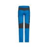 Pantalon de travail stretch 4 voies multipoches adjusted fit Bleu/gris coupe courte – Dassy Helix Next