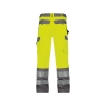 Pantalon haute visibilité multipoches 245 g/m² ISO EN 20471 Classe 2 Jaune fluo/gris ciment coupe longue – Dassy Lancaster