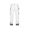 Pantalon de travail multi-poches bicolore en Cordura Blanc/gris ciment coupe courte – Dassy Seattle