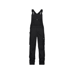 Cotte à bretelles en coton 320 g/m² multipoches Noir – Dassy Ventura