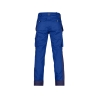 Pantalon de travail multi-poches bicolore Cordura 300 g/m² Bleu roi/marine coupe longue – Dassy Seattle