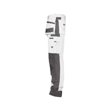 Pantalon de travail multi-poches bicolore en Cordura Blanc/gris ciment – Dassy Seattle
