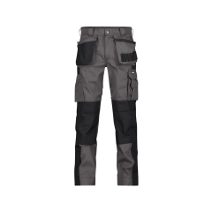 Pantalon de travail multi-poches bicolore en Cordura Gris ciment/noir – Dassy Seattle