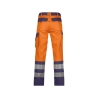 Pantalon haute visibilité multipoches 300 g/m² classe 2 Orange fluo/marine – Dassy Lancaster