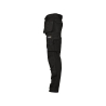 Pantalon de travail multi-poches canvas Cordura genoux Noir coupe longue – Dassy Texas