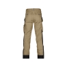 Pantalon de travail multi-poches bicolore en Cordura Beige/noir – Dassy Seattle