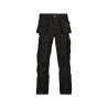 Pantalon de travail multi-poches canvas Cordura genoux Noir – Dassy Texas
