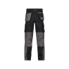 Pantalon de travail multi-poches bicolore en Cordura Noir/gris ciment – Dassy Seattle