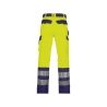 Pantalon haute visibilité multipoches 300 g/m² classe 2 Jaune fluo/marine – Dassy Lancaster