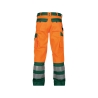 Pantalon haute visibilité multipoches 300 g/m² classe 2 Orange fluo/vert – Dassy Lancaster
