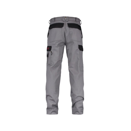 Pantalon de travail multinormes FR antistatique arc électrique Gris graphite/noir coupe longue – Dassy Lincoln