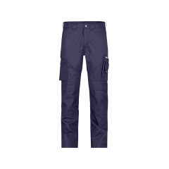 Pantalon de travail multipoches avec renforts Cordura genoux Marine coupe courte – Dassy Miami