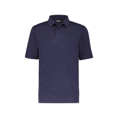 Polo de travail manches courtes 100% coton piqué Marine – Dassy Leon