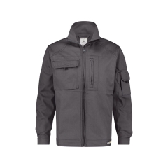 Veste de travail canvas coton-polyester 340 g/m² Gris ciment – Dassy Tulsa