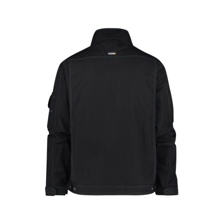 Veste de travail canvas coton-polyester 340 g/m² Noir – Dassy Tulsa