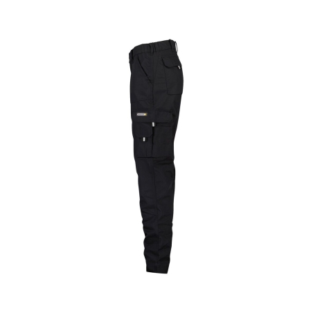 Pantalon de travail femme multipoches coupe féminine 245 g/m² Noir – Dassy Liverpool Women