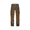 Pantalon de travail stretch multipoches genouillères Cordura Camel/gris anthracite coupe courte – Dassy Nova