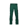 Pantalon de travail bicolore multipoches coupe droite 245 g/m² Vert/noir coupe longue – Dassy Nashville